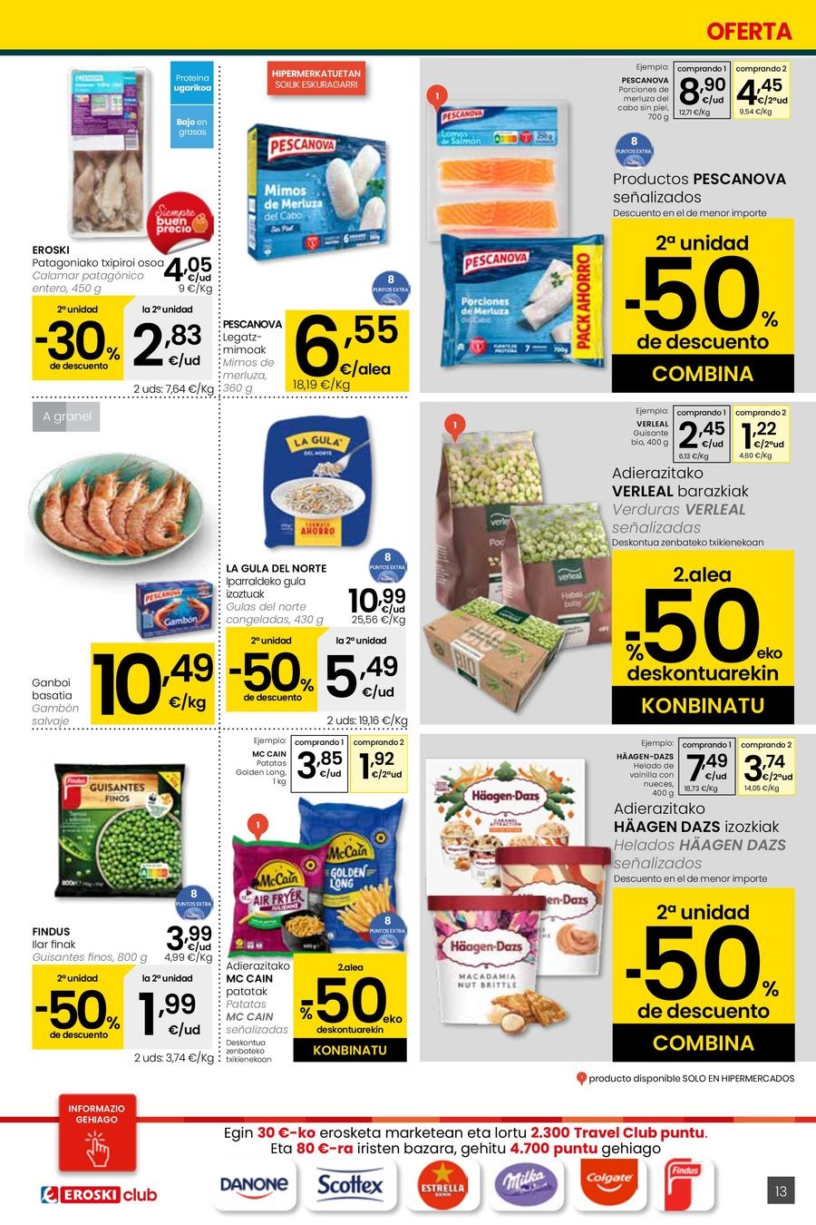 Ofertas de Eroski España de 26 febrero a 11 marzo 2026 Udaberriz jantzi zeure