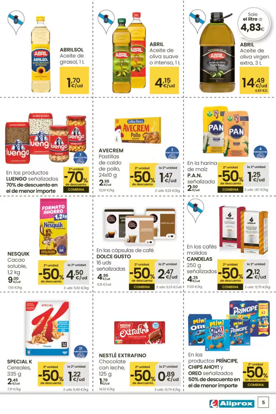 Ofertas de Eroski España de 26 febrero a 11 marzo 2026 2ª Unidad -50% de Descuento