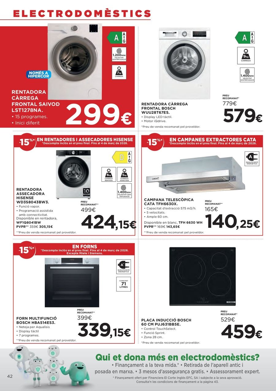 Ofertas de Hipercor España de 26 febrero a 11 marzo 2026 70% 2ª Unidad en Miles de Productos