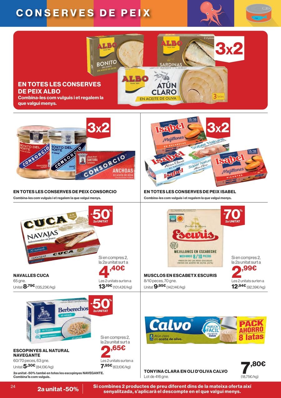 Ofertas de Hipercor España de 26 febrero a 11 marzo 2026 70% 2ª Unidad en Miles de Productos