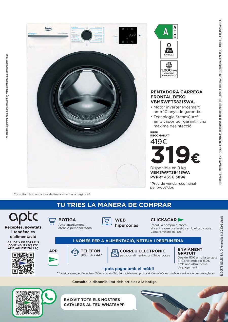 Ofertas de Hipercor España de 26 febrero a 11 marzo 2026 70% 2ª Unidad en Miles de Productos