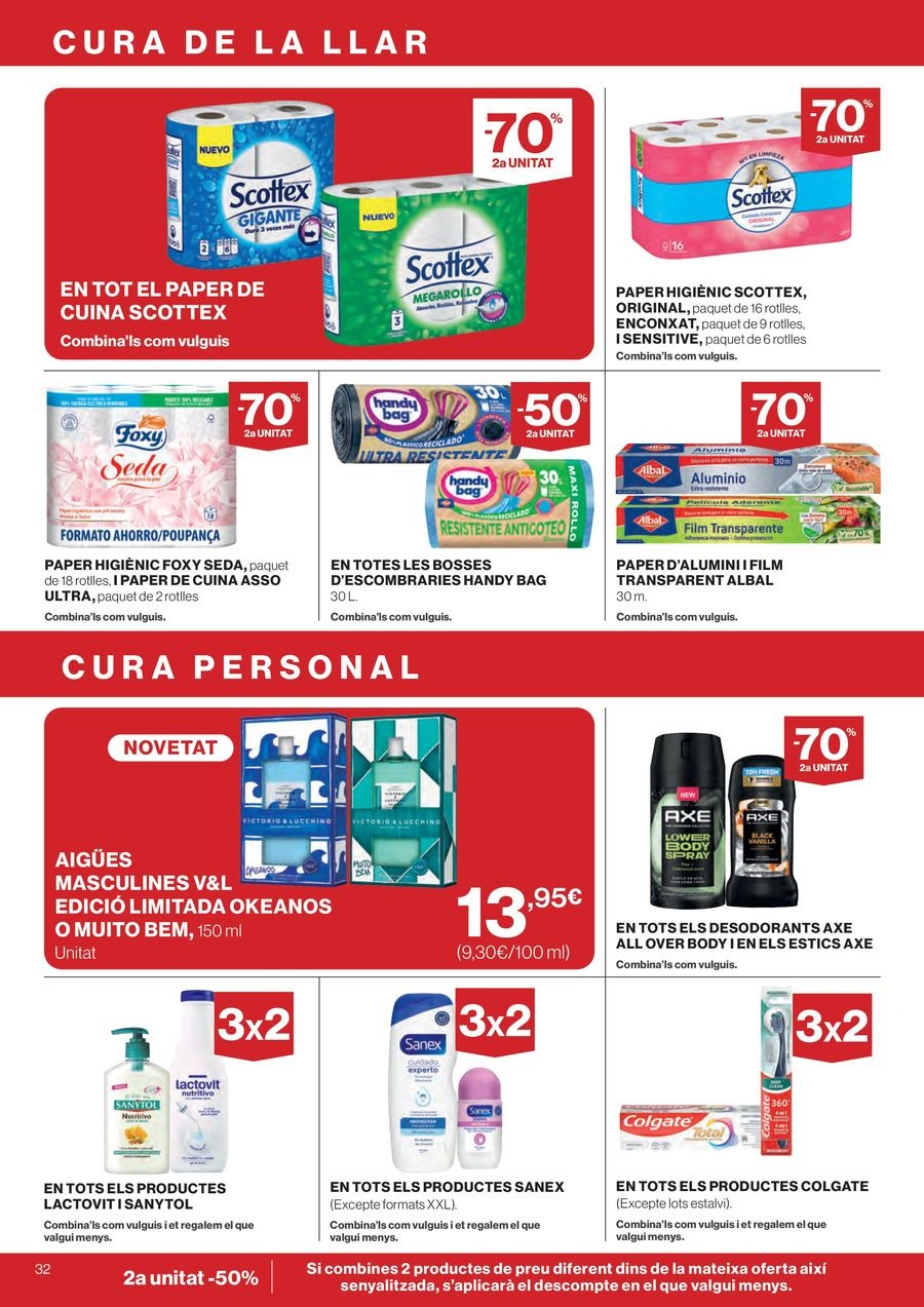 Ofertas de Hipercor España de 26 febrero a 11 marzo 2026 70% 2ª Unidad en Miles de Productos