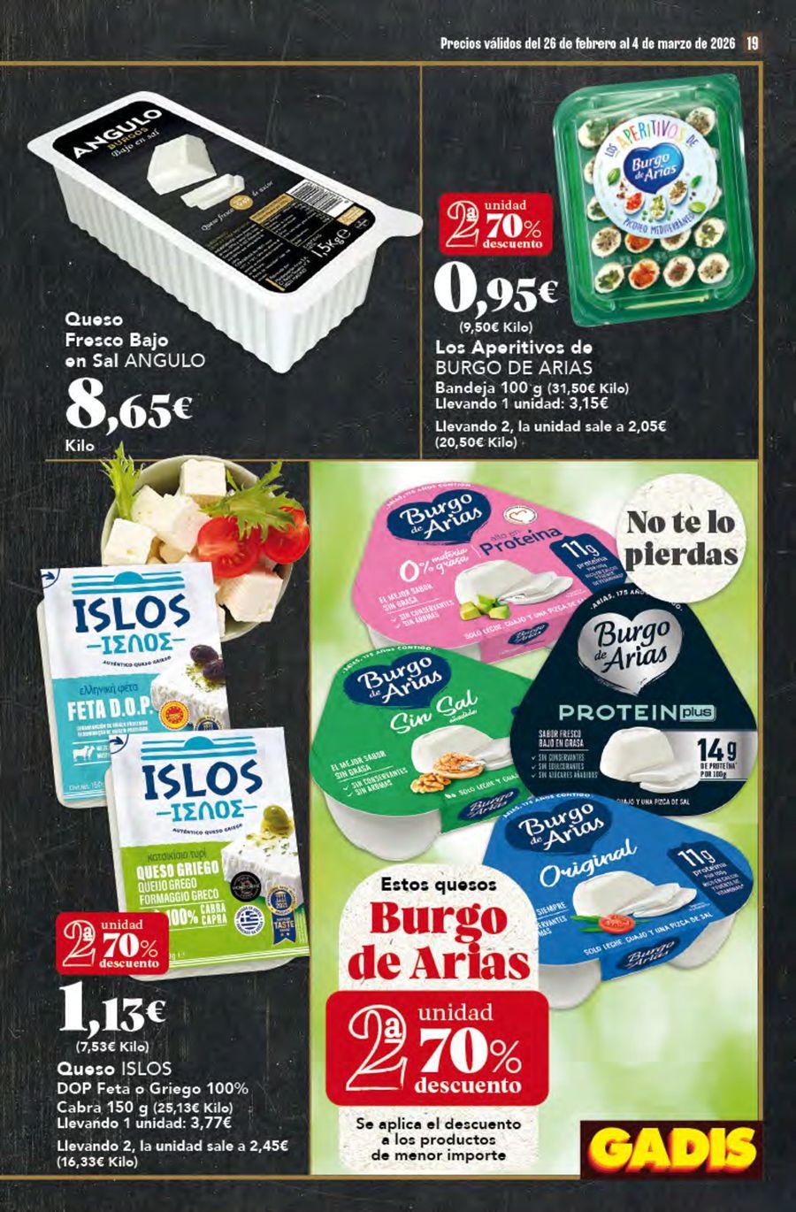 GADIS supermarket Spain Offers from 26 February to 4 March 2026 New prices