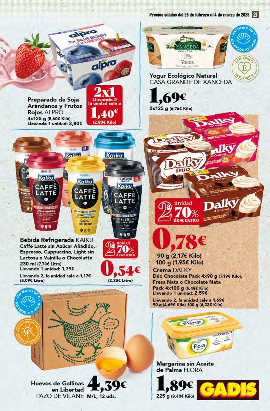 GADIS supermarket Spain Offers from 26 February to 4 March 2026 New prices