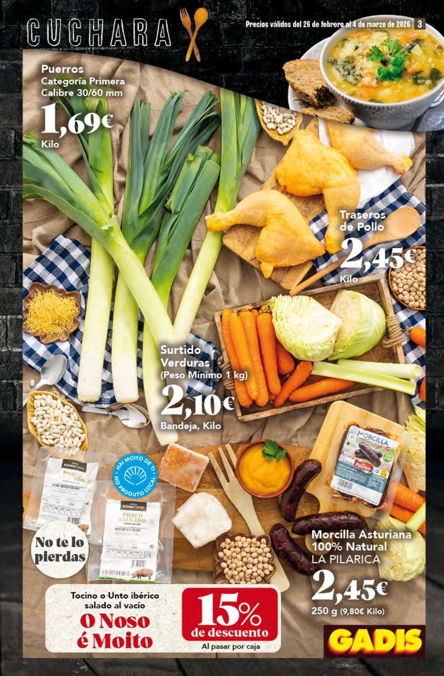 GADIS supermarket Spain Offers from 26 February to 4 March 2026 New prices