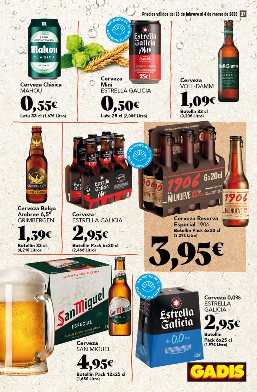 GADIS supermarket Spain Offers from 26 February to 4 March 2026 New prices