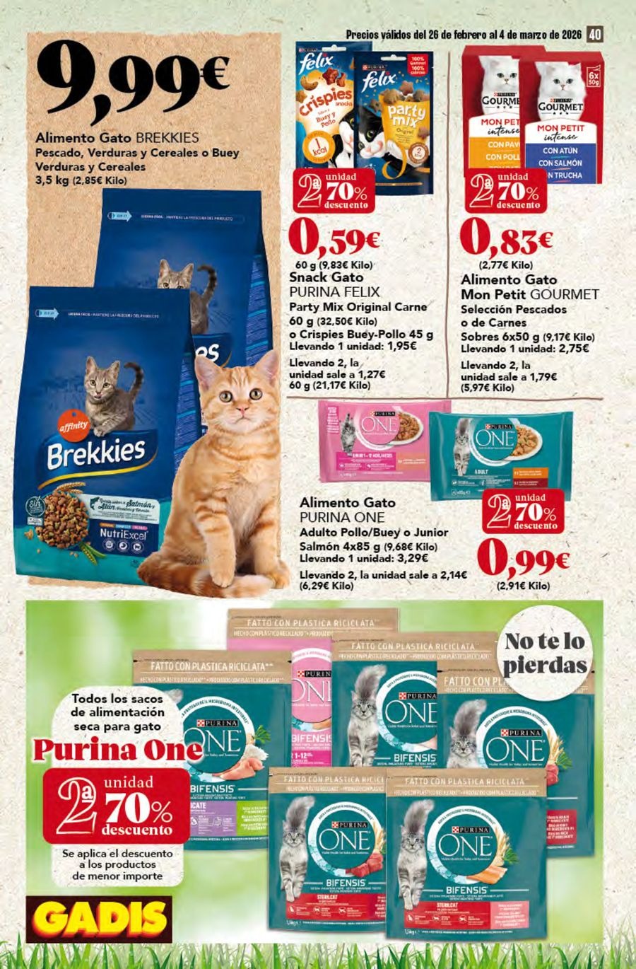 GADIS supermarket Spain Offers from 26 February to 4 March 2026 New prices