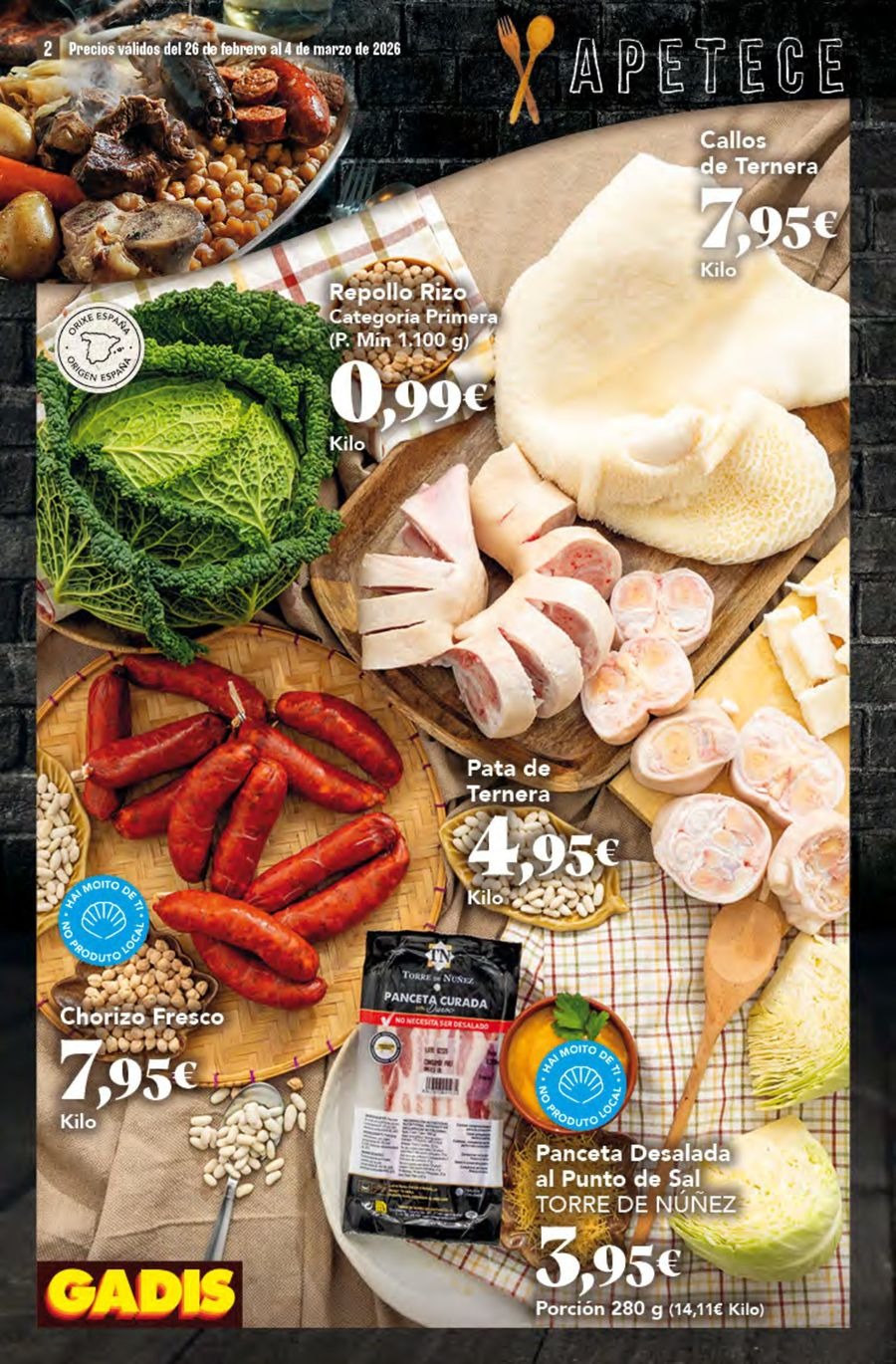 GADIS supermarket Spain Offers from 26 February to 4 March 2026 New prices