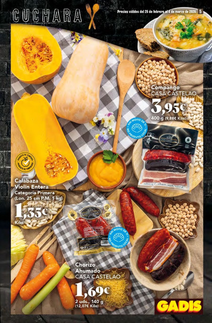 GADIS supermarket Spain Offers from 26 February to 4 March 2026 New prices