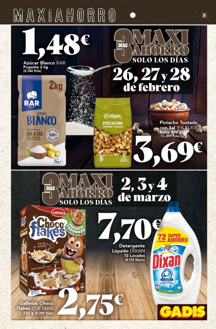 GADIS supermarket Spain Offers from 26 February to 4 March 2026 New prices