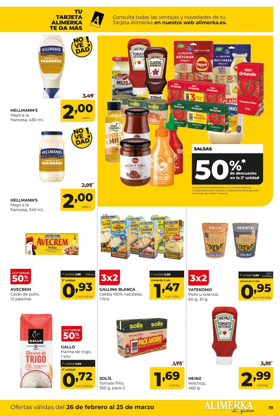 Ofertas de ‎Alimerka Supermercados‎ España de 26 febrero a 25 marzo 2026 Ofertas Mensuales
