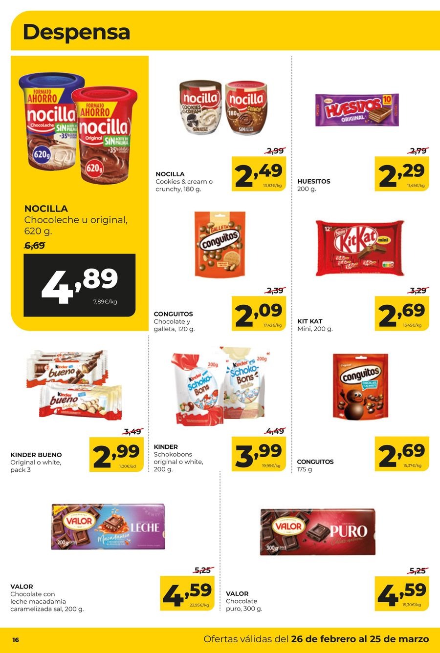Ofertas de ‎Alimerka Supermercados‎ España de 26 febrero a 25 marzo 2026 Ofertas Mensuales