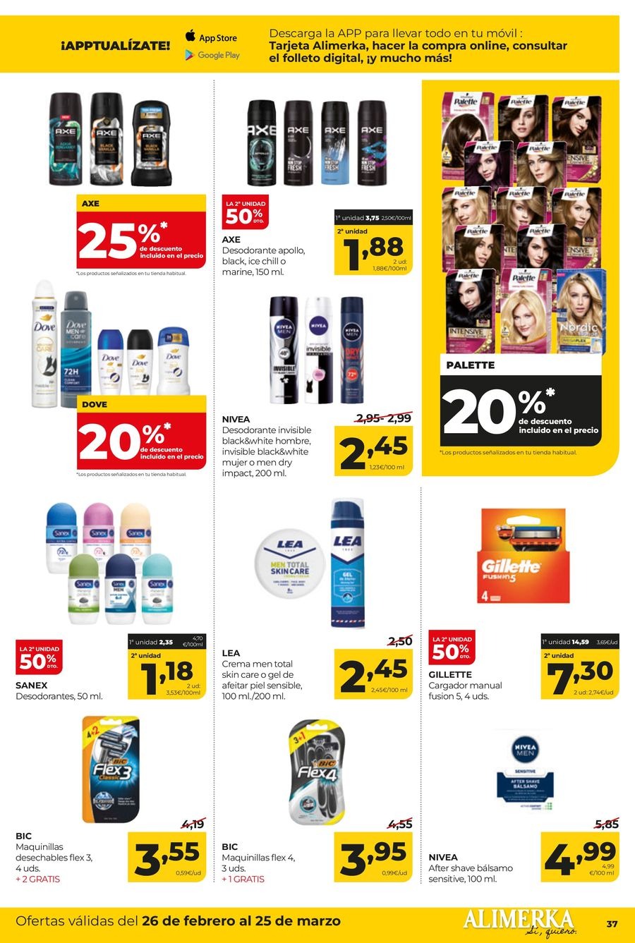 Ofertas de ‎Alimerka Supermercados‎ España de 26 febrero a 25 marzo 2026 Ofertas Mensuales