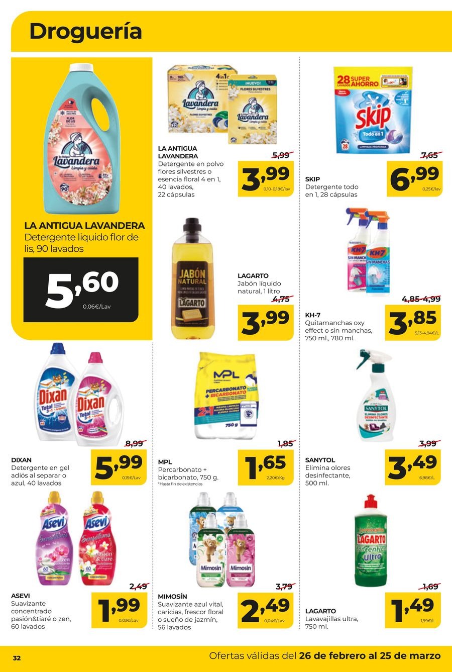 Ofertas de ‎Alimerka Supermercados‎ España de 26 febrero a 25 marzo 2026 Ofertas Mensuales