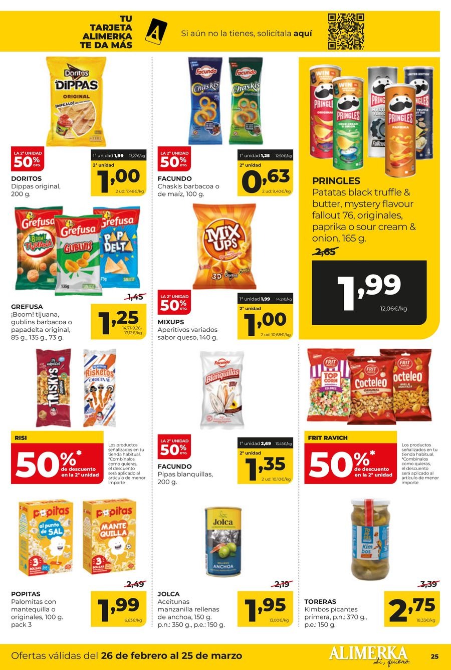 Ofertas de ‎Alimerka Supermercados‎ España de 26 febrero a 25 marzo 2026 Ofertas Mensuales