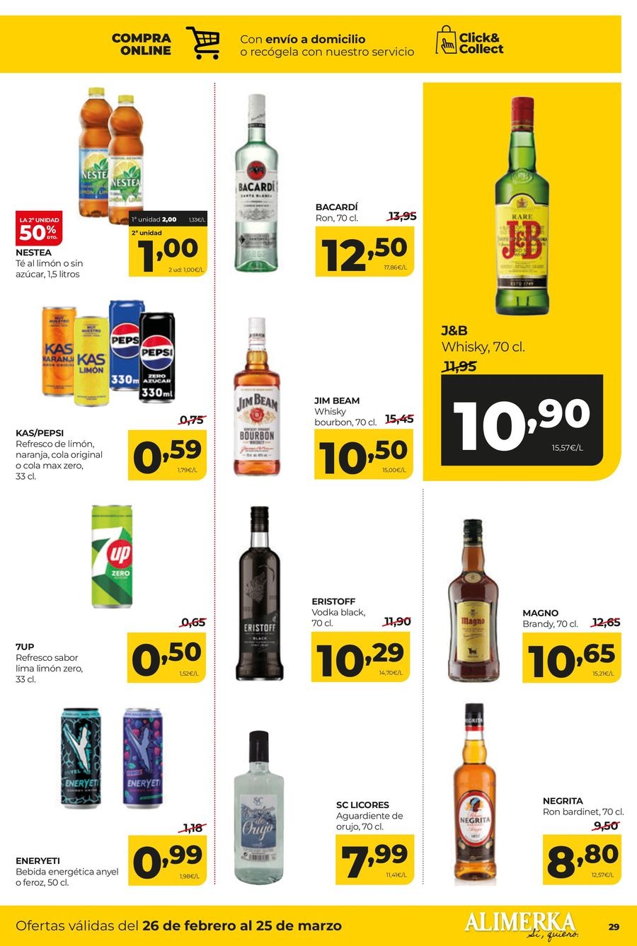 Ofertas de ‎Alimerka Supermercados‎ España de 26 febrero a 25 marzo 2026 Ofertas Mensuales