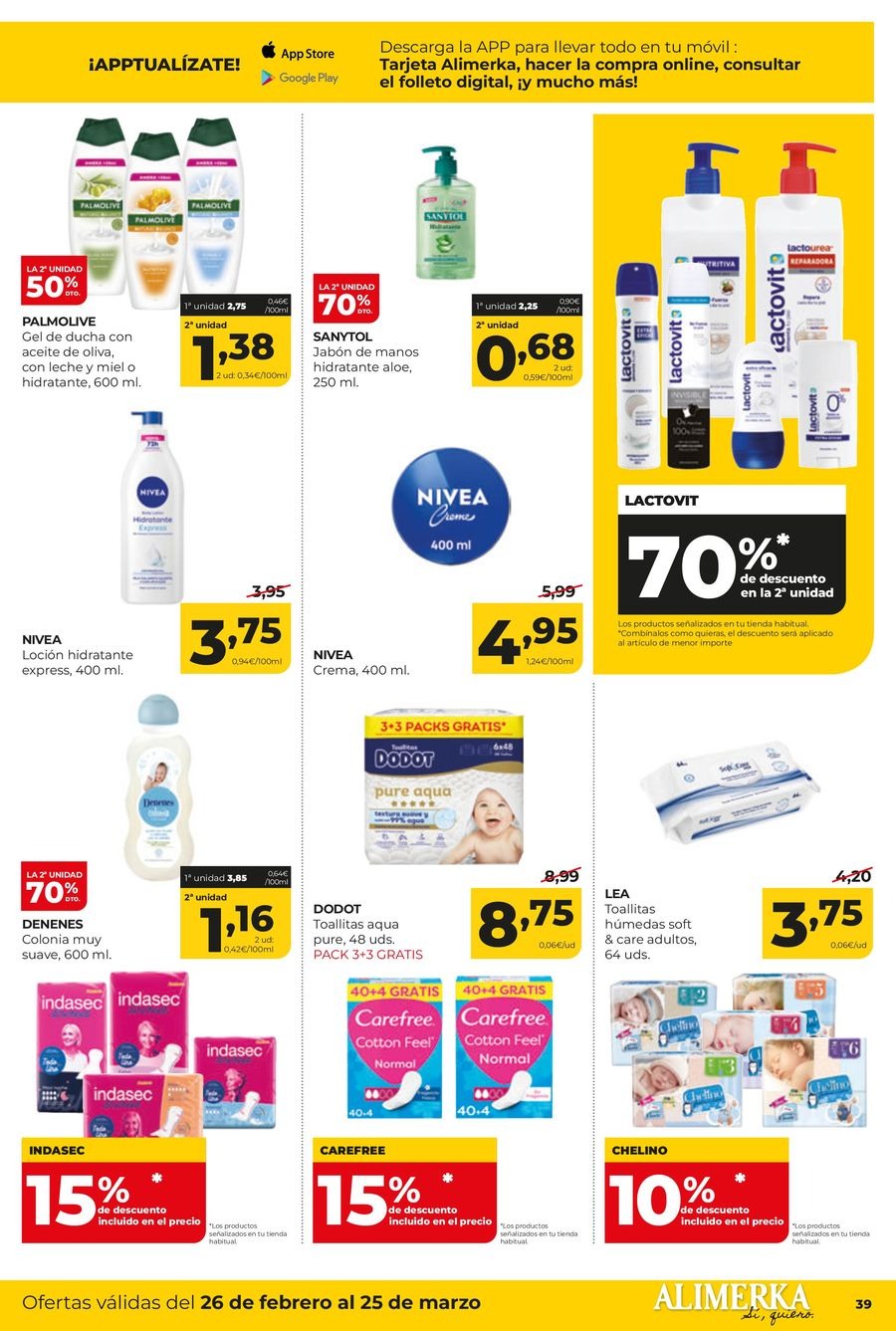 Ofertas de ‎Alimerka Supermercados‎ España de 26 febrero a 25 marzo 2026 Ofertas Mensuales