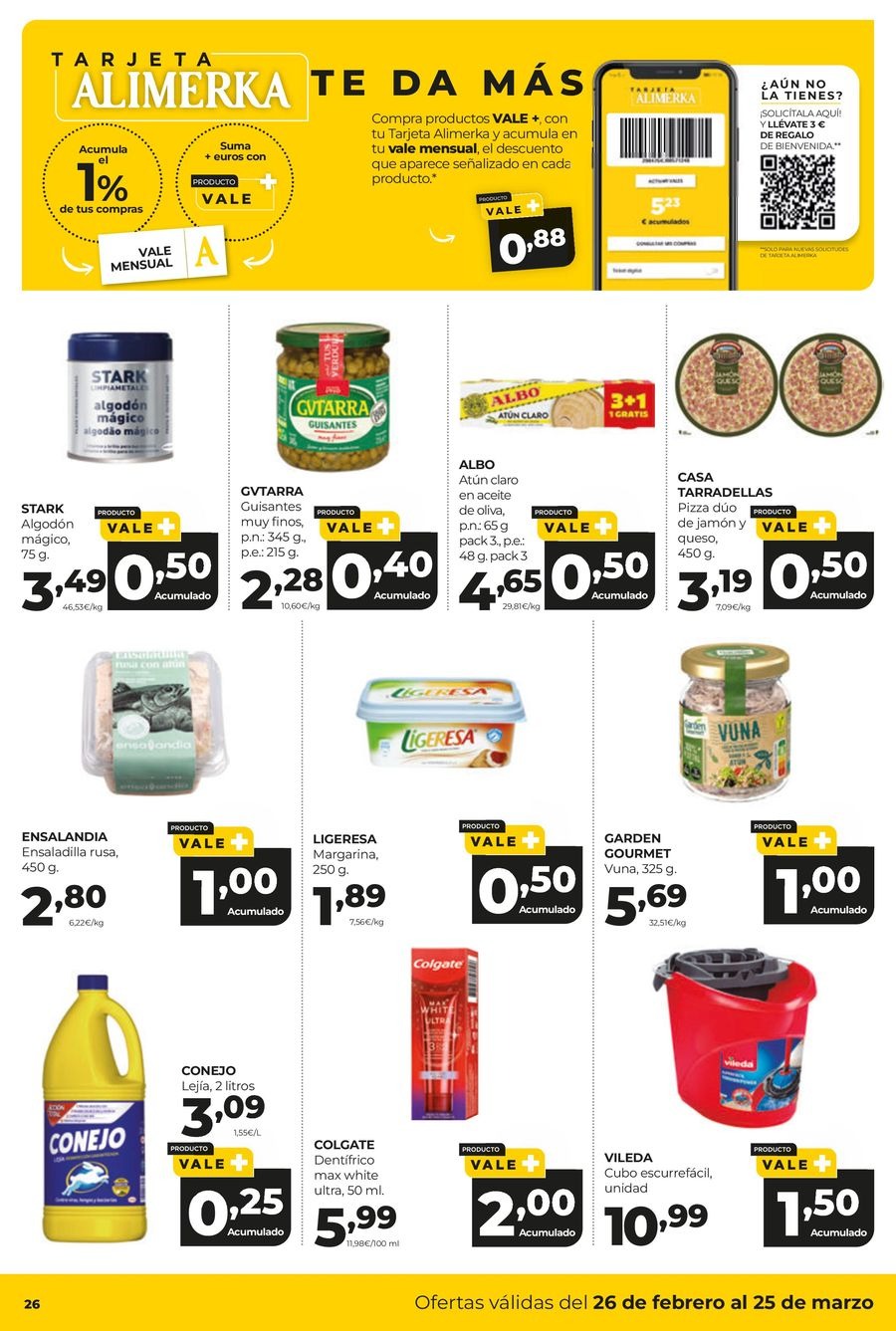 Ofertas de ‎Alimerka Supermercados‎ España de 26 febrero a 25 marzo 2026 Ofertas Mensuales