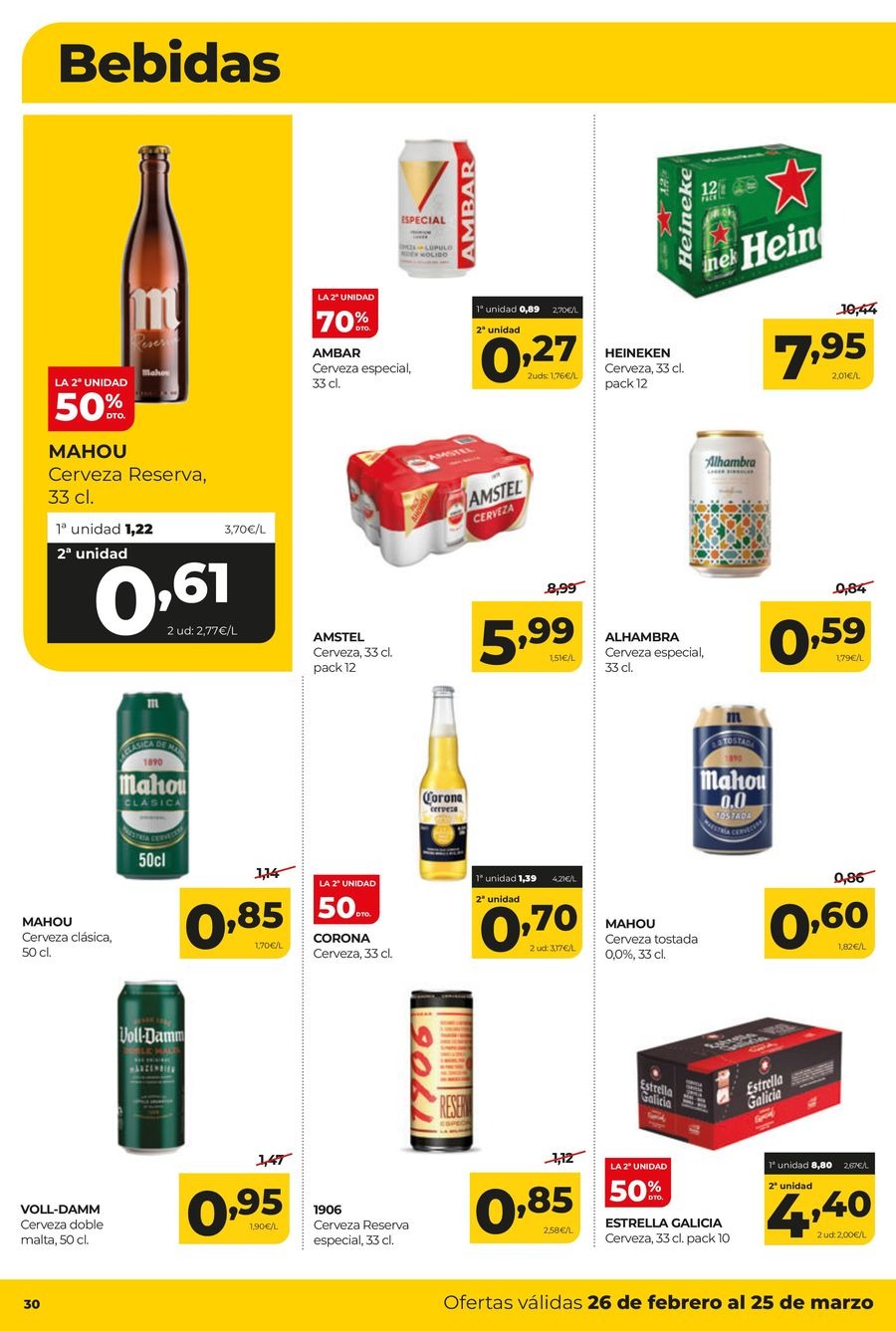 Ofertas de ‎Alimerka Supermercados‎ España de 26 febrero a 25 marzo 2026 Ofertas Mensuales