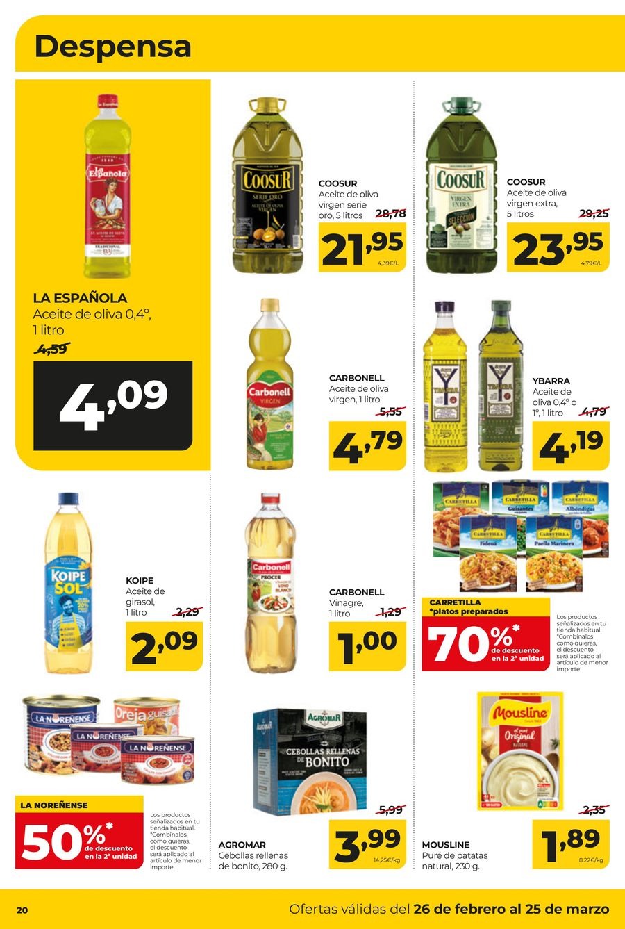 Ofertas de ‎Alimerka Supermercados‎ España de 26 febrero a 25 marzo 2026 Ofertas Mensuales