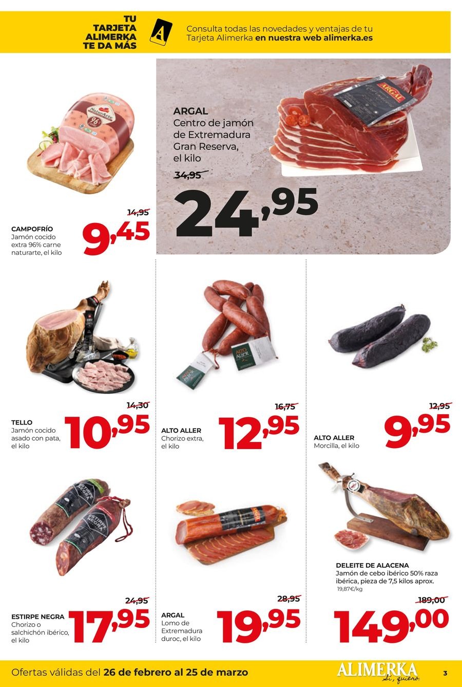 Ofertas de ‎Alimerka Supermercados‎ España de 26 febrero a 25 marzo 2026 Ofertas Mensuales