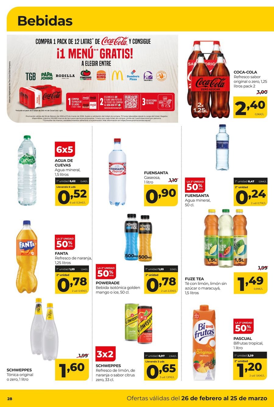Ofertas de ‎Alimerka Supermercados‎ España de 26 febrero a 25 marzo 2026 Ofertas Mensuales