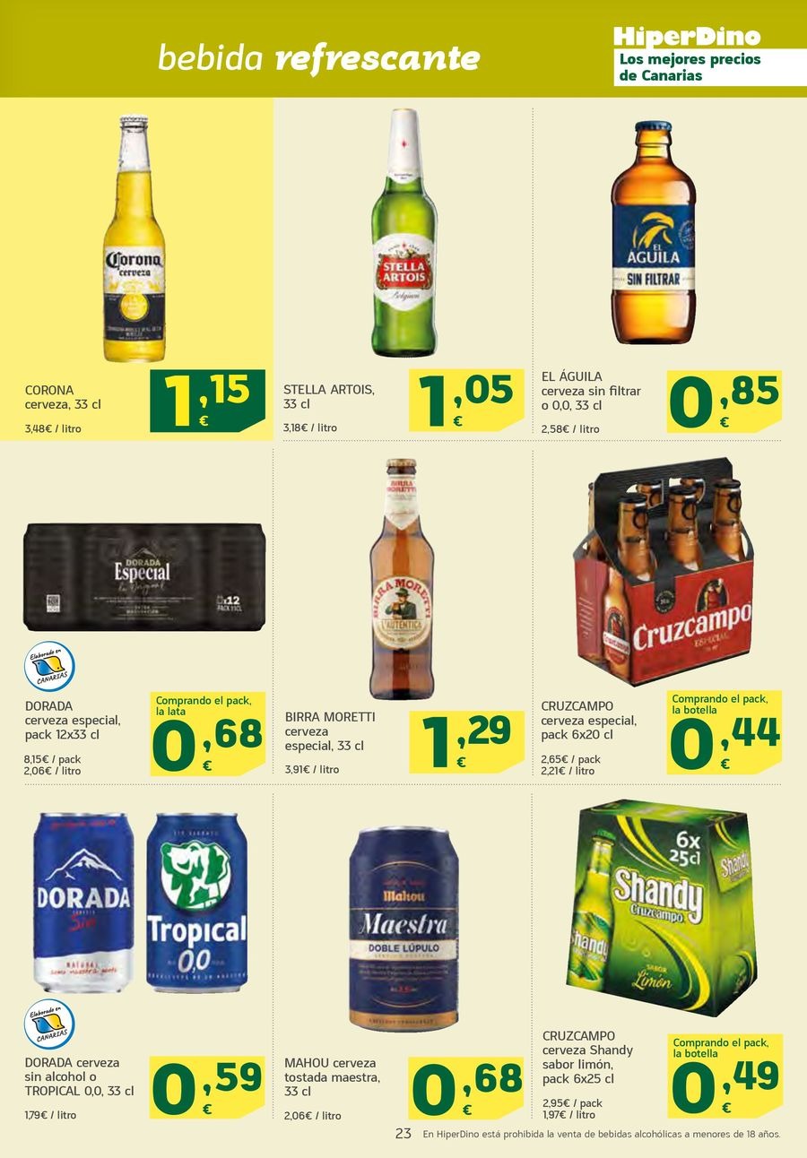 Ofertas de HiperDino España de 24 febrero a 9 marzo 2026 Nuevas ofertas