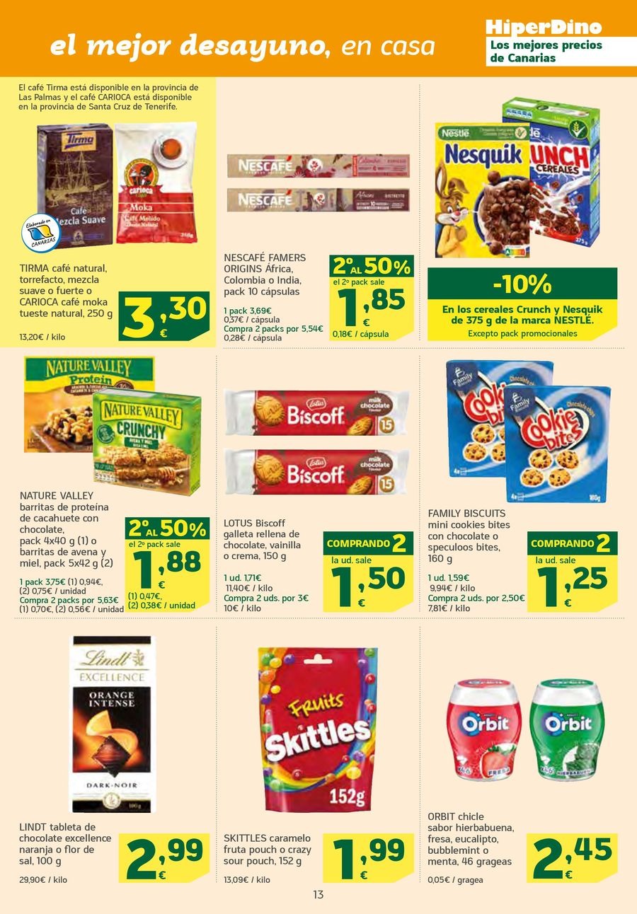 Ofertas de HiperDino España de 24 febrero a 9 marzo 2026 Nuevas ofertas