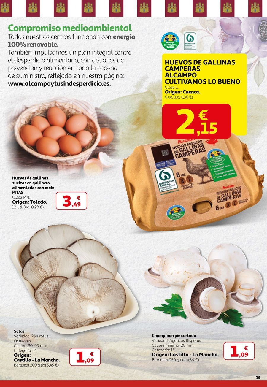 Offres Alcampo Espagne de 26 février à 11 mars 2026 Castille-La Manche Authentique par Nature