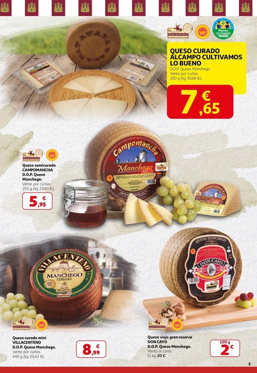 Offres Alcampo Espagne de 26 février à 11 mars 2026 Castille-La Manche Authentique par Nature