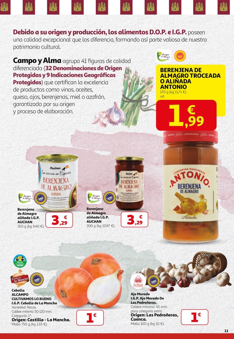 Offres Alcampo Espagne de 26 février à 11 mars 2026 Castille-La Manche Authentique par Nature