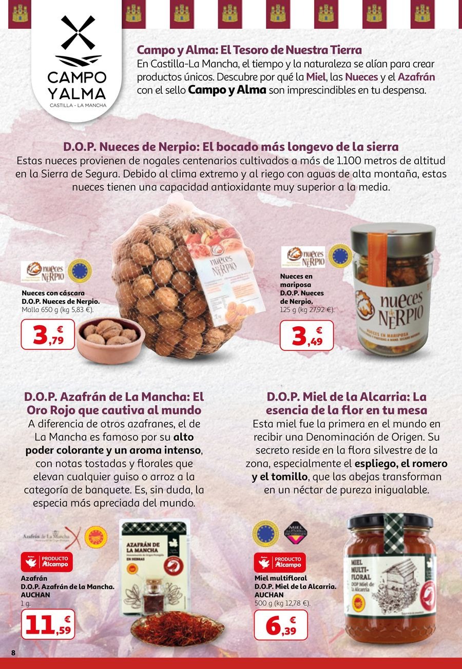 Offres Alcampo Espagne de 26 février à 11 mars 2026 Castille-La Manche Authentique par Nature