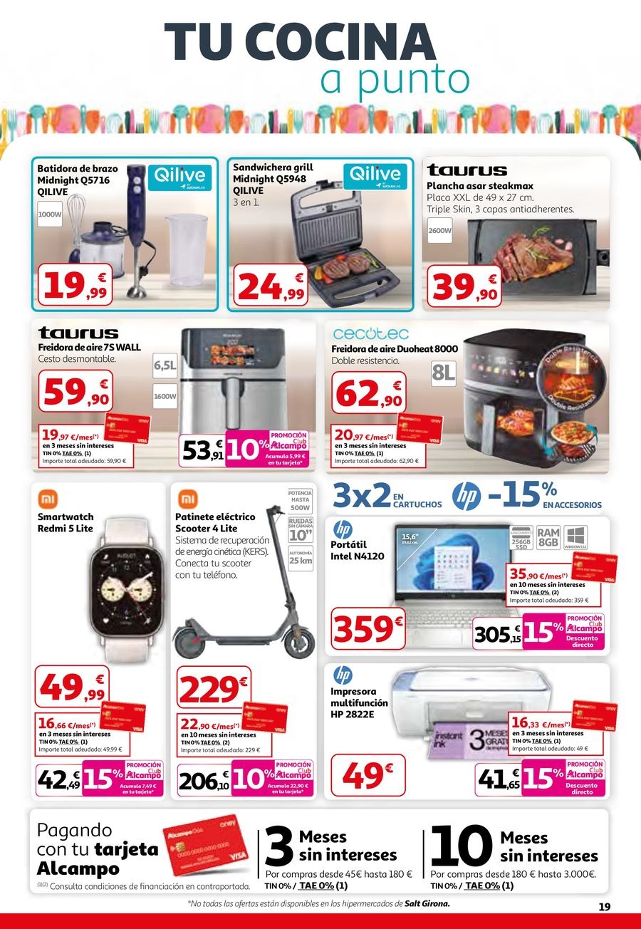 Offres Alcampo Espagne de 26 février à 11 mars 2026 2ème Unité -50%