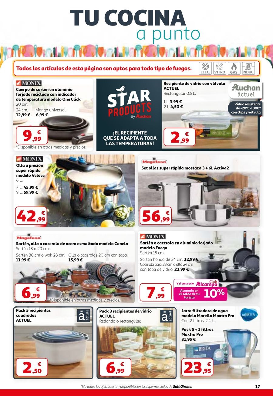 Offres Alcampo Espagne de 26 février à 11 mars 2026 2ème Unité -50%