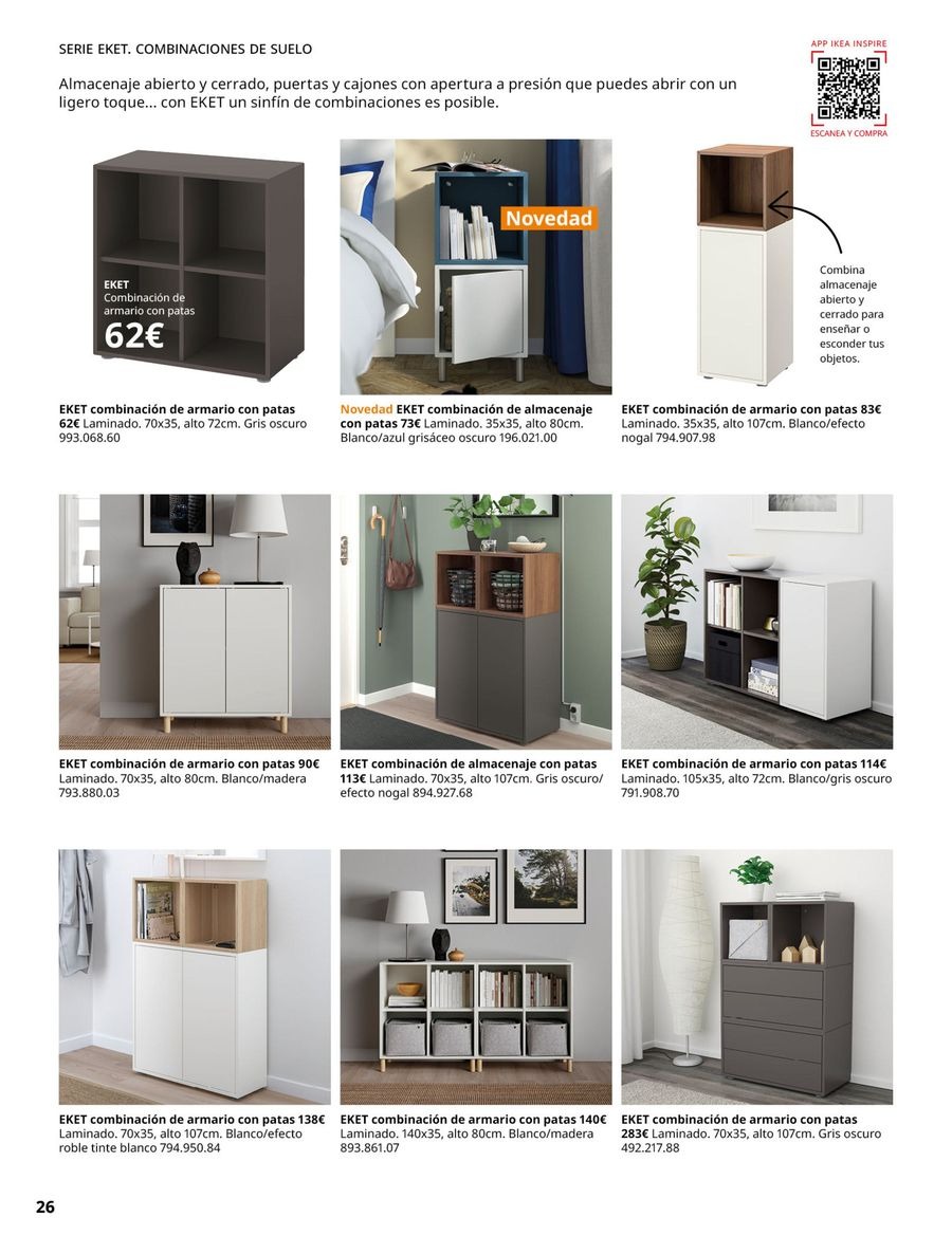 Ofertas de IKEA España de 19 febrero a 31 agosto 2026 Almacenaje versátil y personalizado