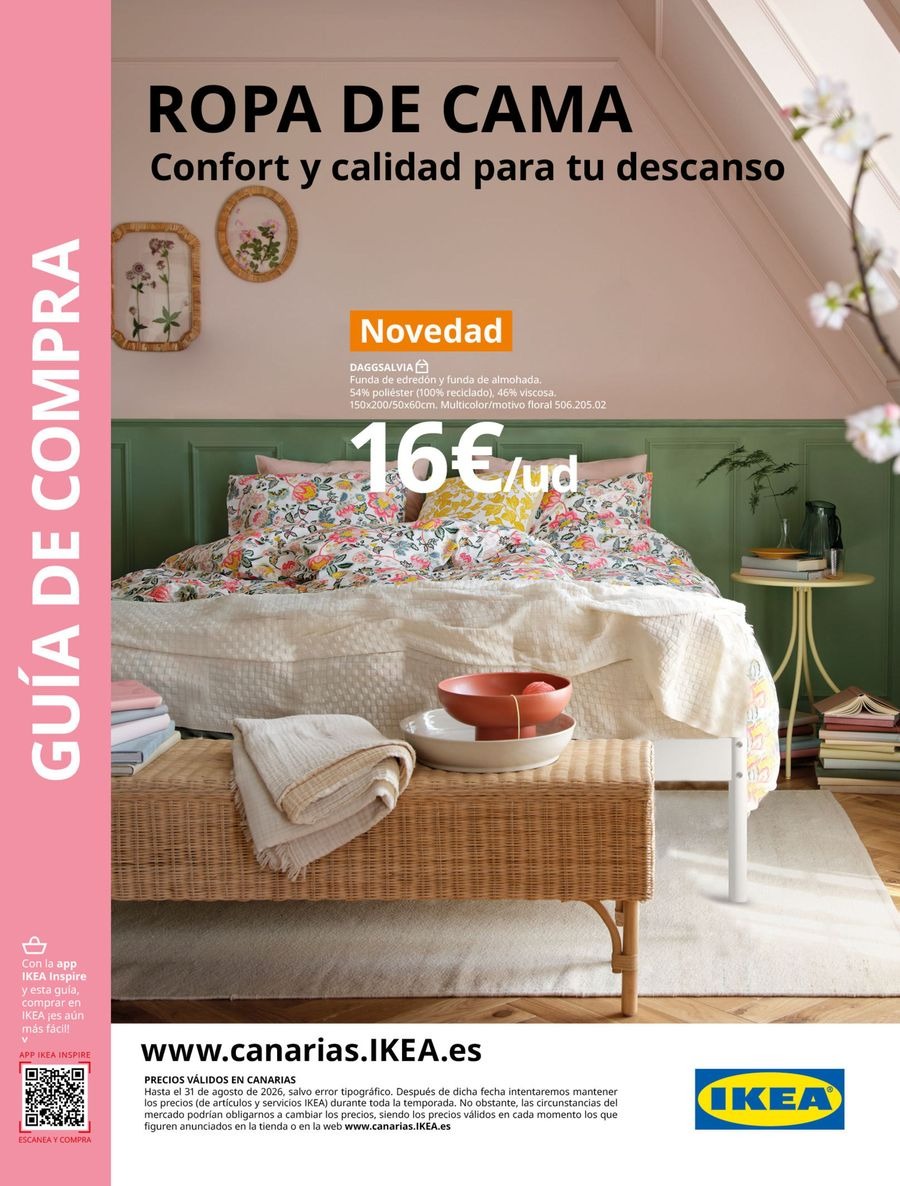 Offres IKEA Espagne de 19 février à 31 août 2026 Offres de Literie - Page 1