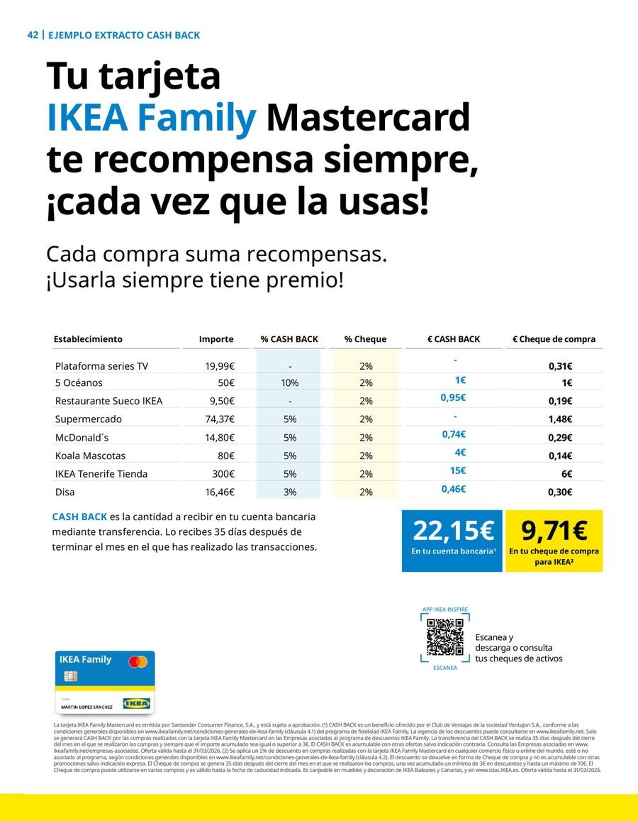 Offres IKEA Espagne de 1 janvier à 31 mars 2026 Offres du Magazine IKEA Family