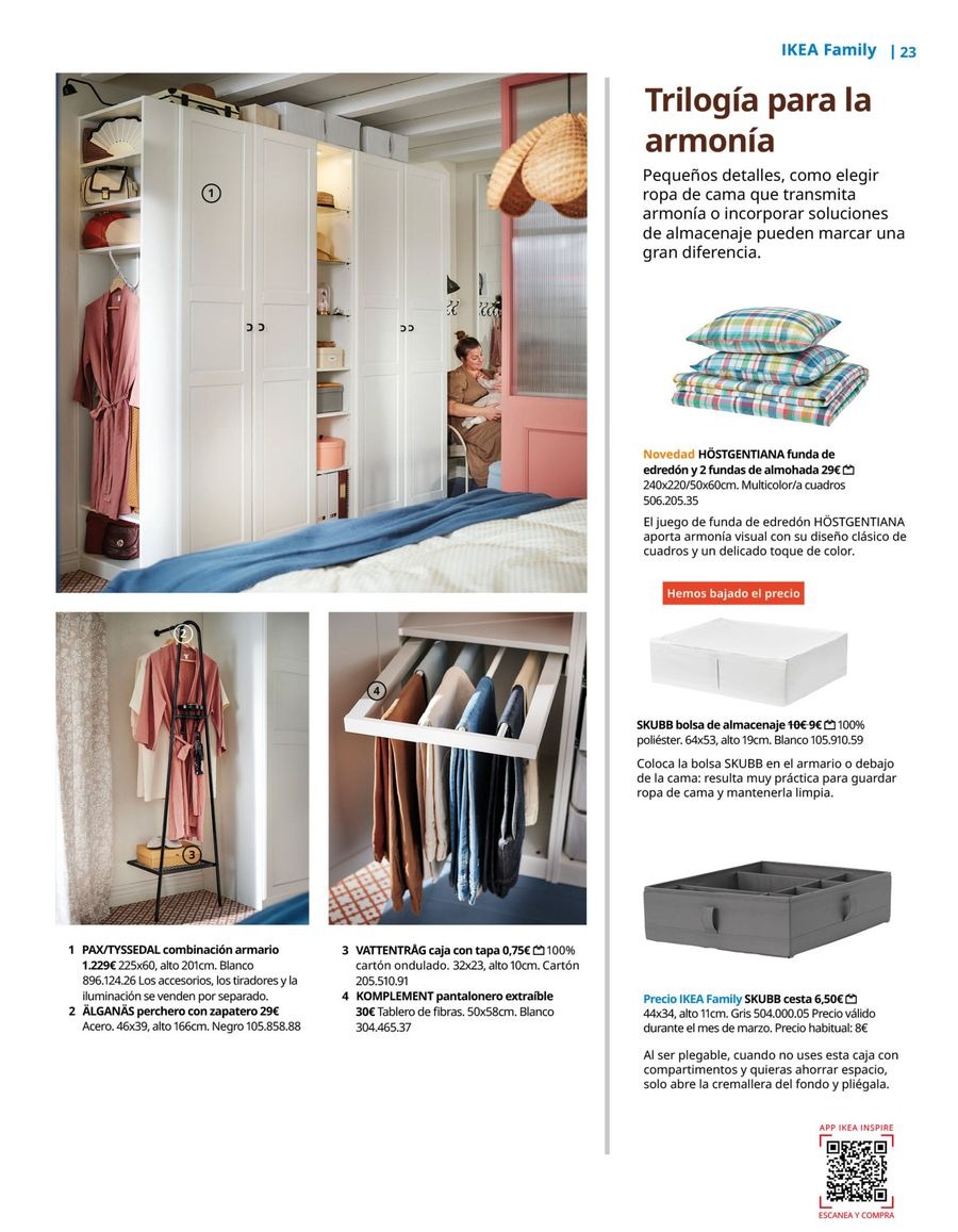 Offres IKEA Espagne de 1 janvier à 31 mars 2026 Offres du Magazine IKEA Family