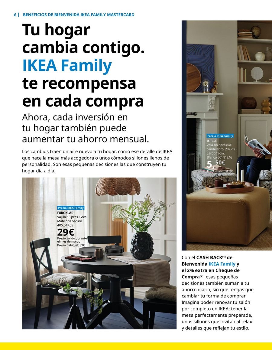 Offres IKEA Espagne de 1 janvier à 31 mars 2026 Offres du Magazine IKEA Family