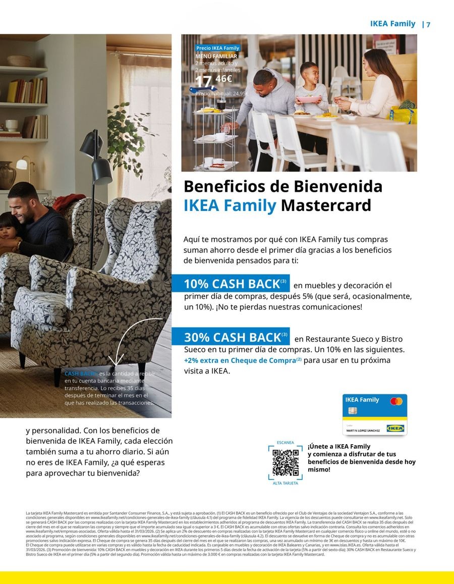 Offres IKEA Espagne de 1 janvier à 31 mars 2026 Offres du Magazine IKEA Family