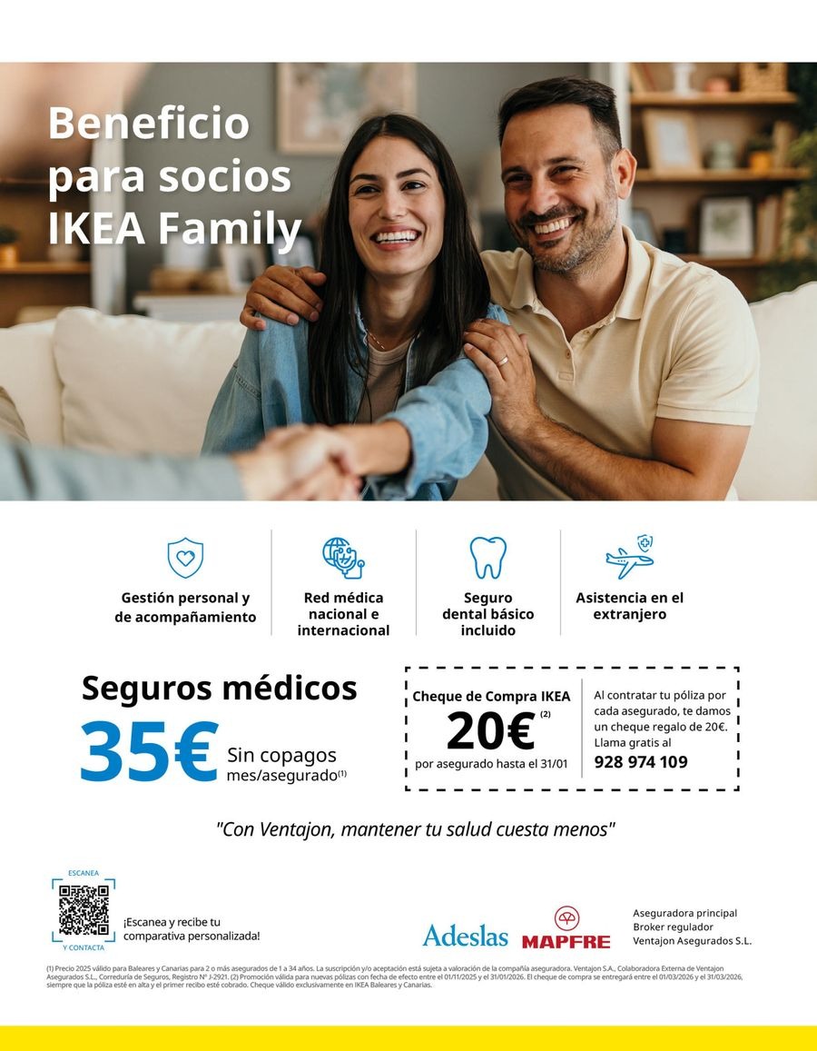 Offres IKEA Espagne de 1 janvier à 31 mars 2026 Offres du Magazine IKEA Family