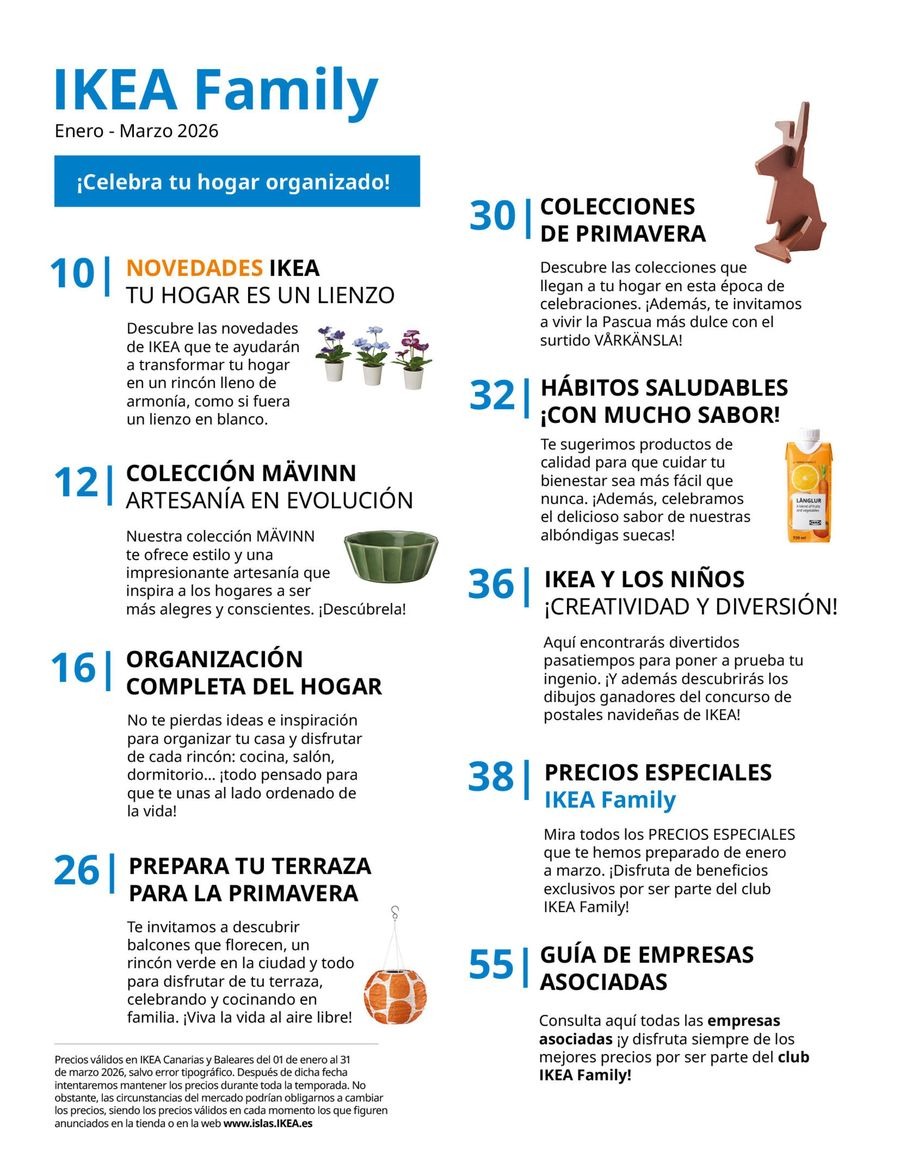 Offres IKEA Espagne de 1 janvier à 31 mars 2026 Offres du Magazine IKEA Family