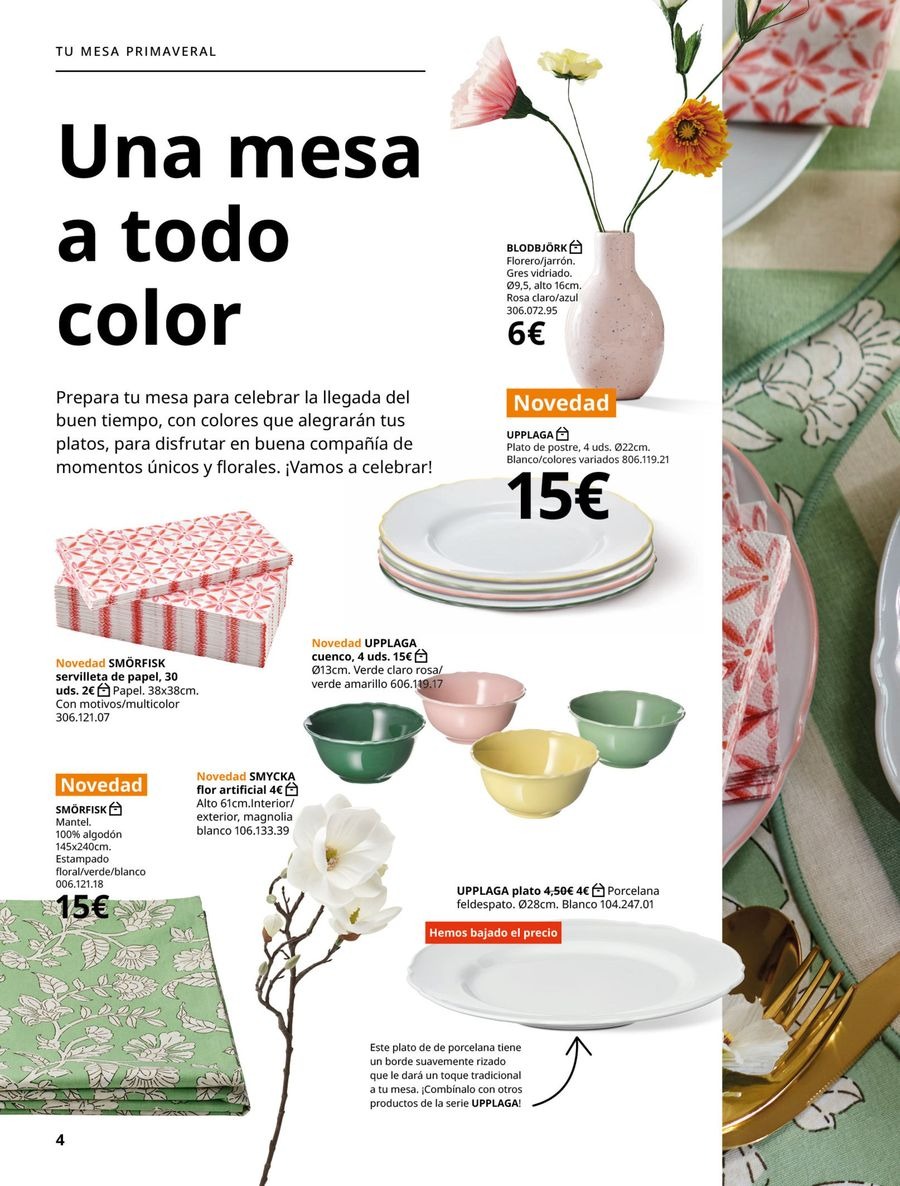 Offres IKEA Espagne de 19 février à 31 août 2026 Offres des Collections de Printemps