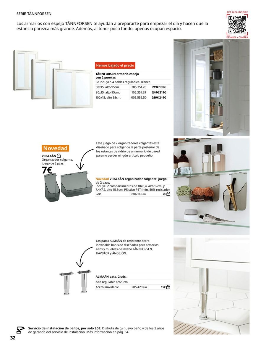 IKEA Spain Offers from 19 February to 31 August 2026 Bathrooms Offers