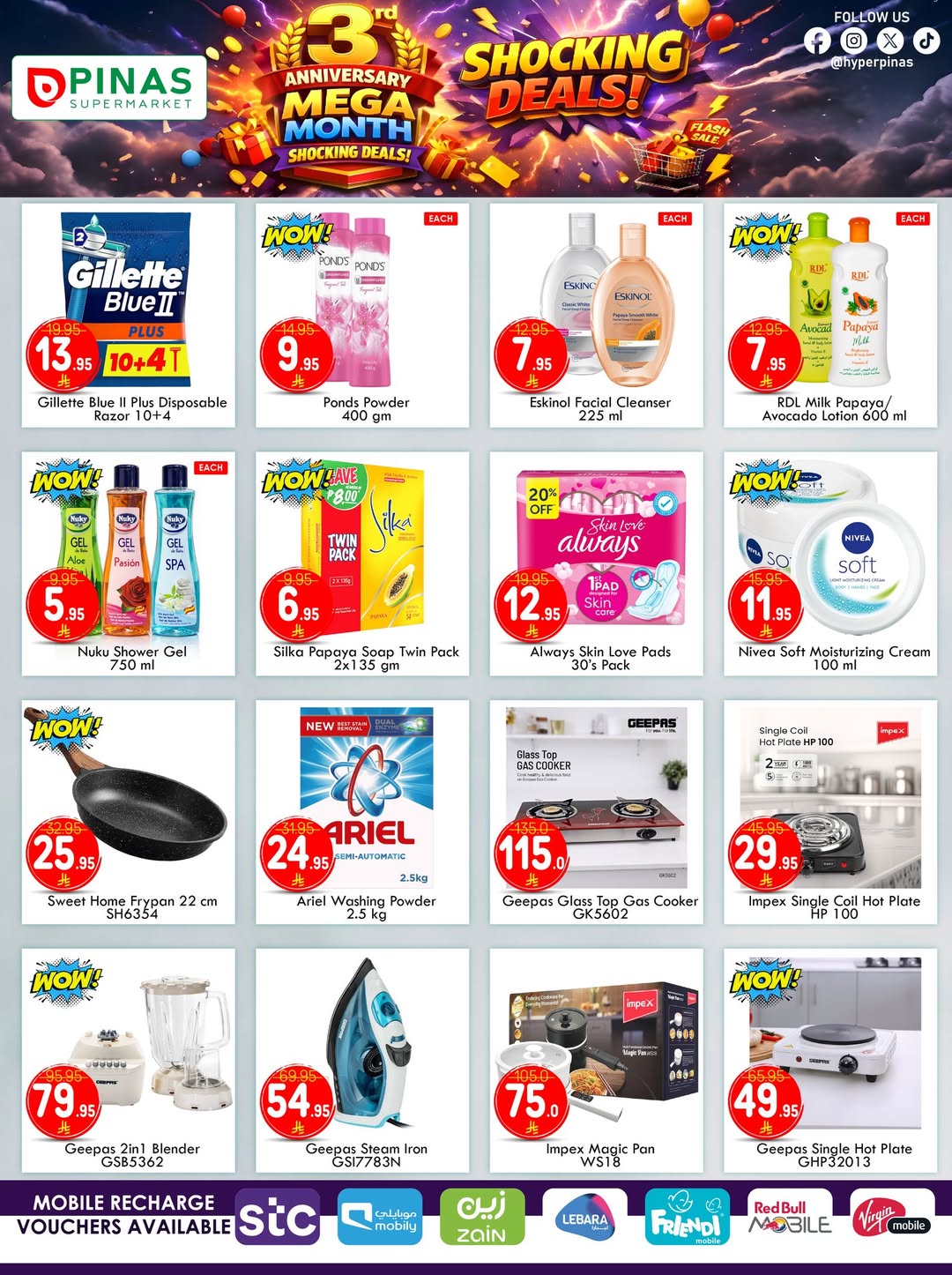 Pinas Supermarket  Riyadh and Batha  Offers from 4 to 10 March Shocking price offers - Pinas Supermarket - Saudi Arabia - 4 March 2026 – 10 March 2026 - Page 3