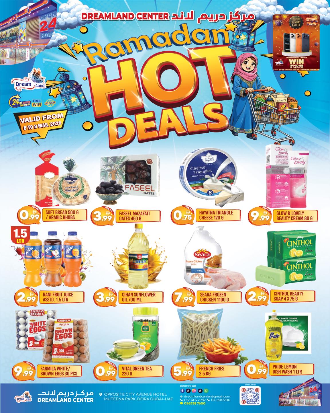 Offres supermarché Dream Land  Dubai  de 6 à 8 mars Offres Ramadan - Page 1