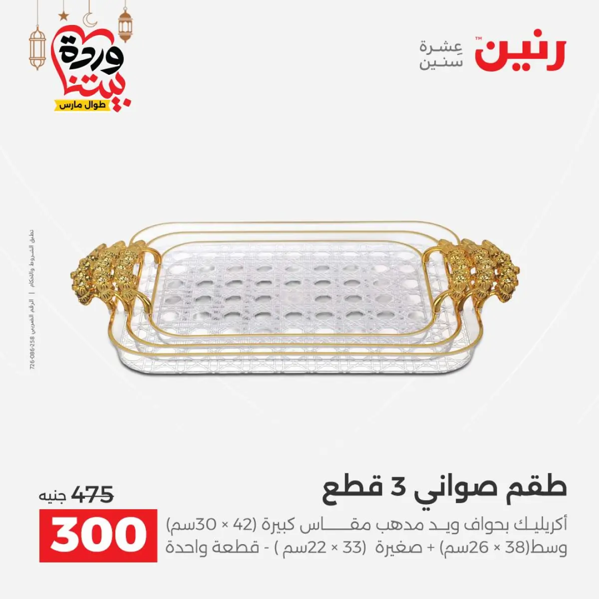 عروض رنين مصر من 8 حتى 9 مارس 2026 عروض الهدايا والديكورات - صفحة 57