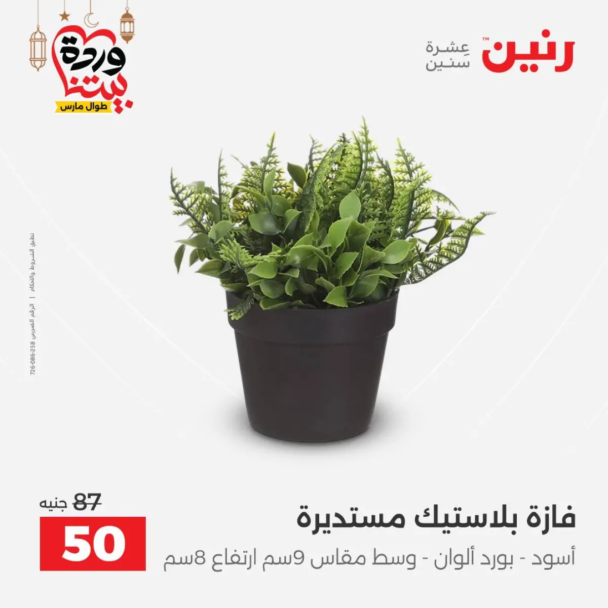 عروض رنين مصر من 8 حتى 9 مارس 2026 عروض الهدايا والديكورات - صفحة 38