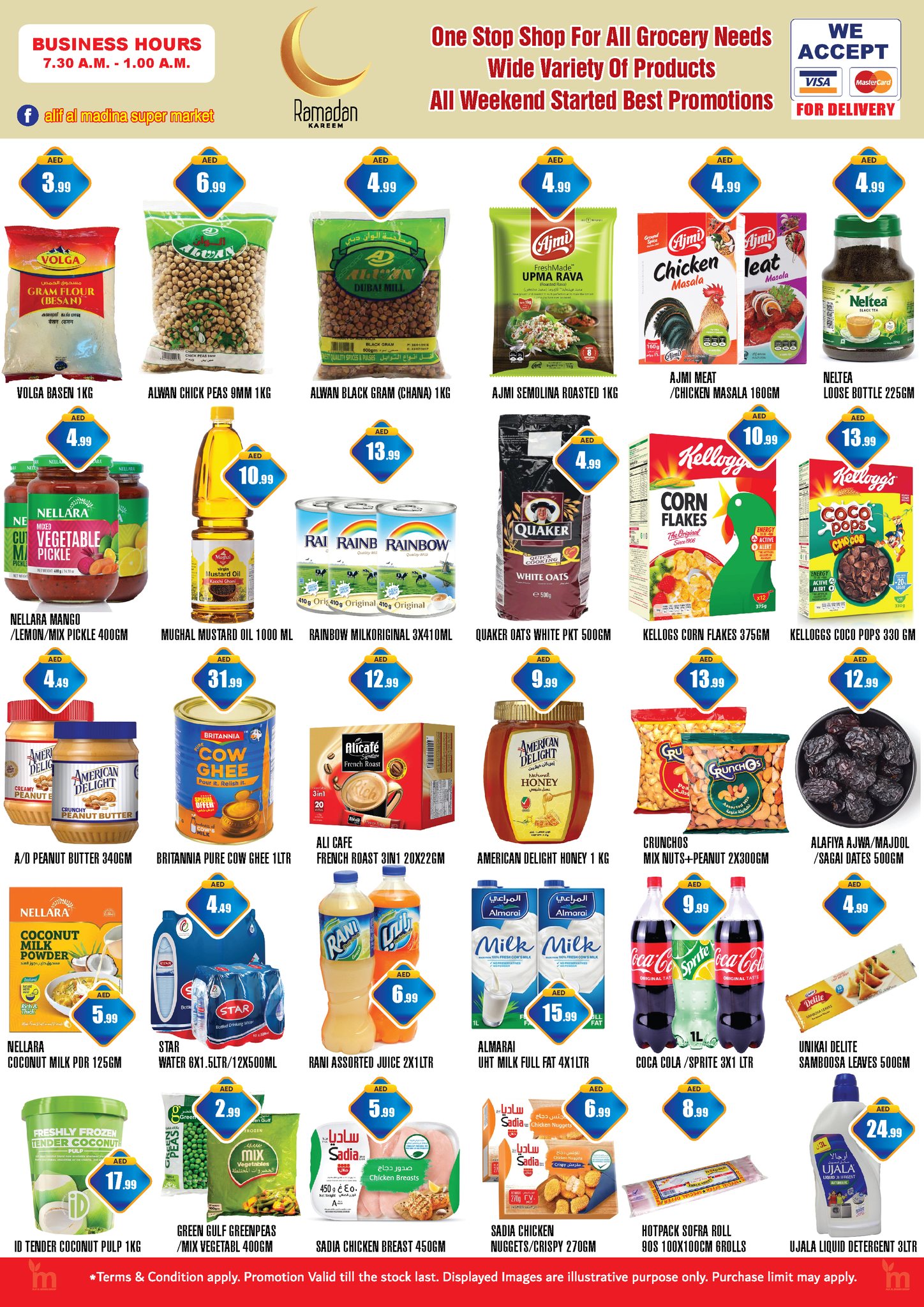 Ofertas de ALIF Al Madina Emiratos Árabes Unidos de 6 a 8 marzo 2026 Ofertas de Ramadán Kareem