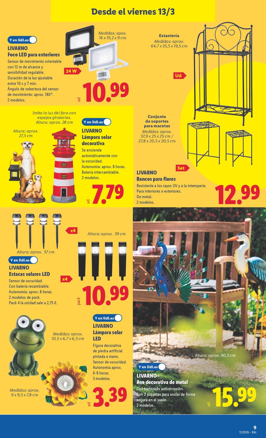 Ofertas de Lidl España de 9 marzo a 15 marzo 2026 Ofertas de bazar